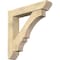 Ekena Millwork Balboa Slat Rough Sawn Bracket w/ Offset Brace, Douglas Fir, 8"W x 42"D x 42"H BKT0806X42X42BOA06RDF - alternate 1